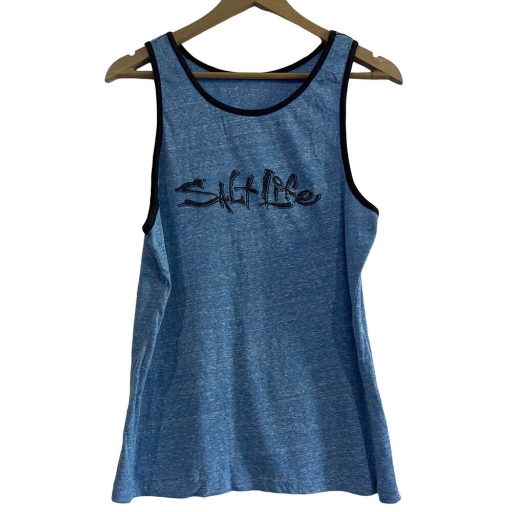 Salt Life Tank Top Men's Small Blue